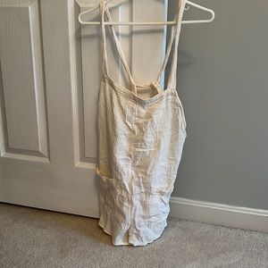 Bathing suit coverup romper